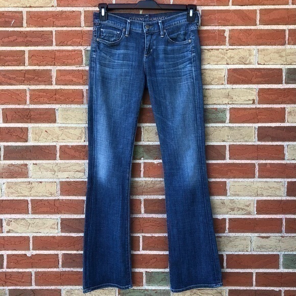 👖 Citizens of Humanity Dita Petite Distressed Boot Cut Jeans - Picture 1 of 12